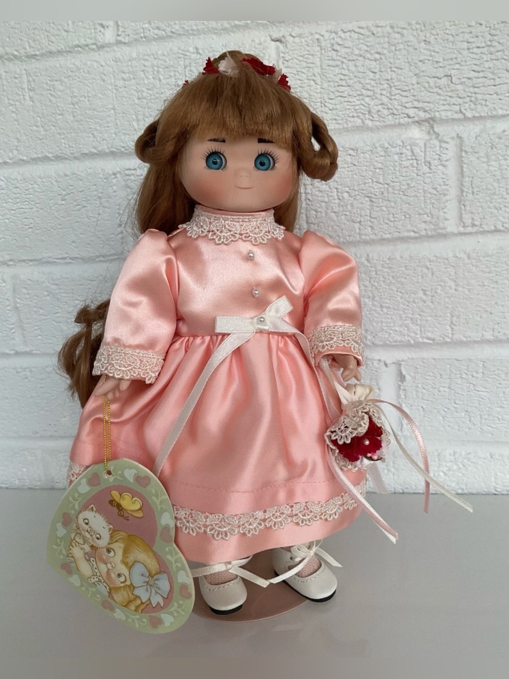 Goebel Dolly Dingle Dolls Bette Ball 1996 Trip Around The World Doll W/ Box